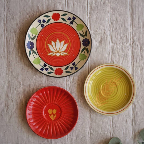 Lotus Love | Decorative Wall Plate Set | Home Decor and Gift